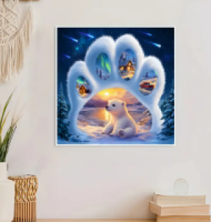 Preview: Diamond Painting Polarbär